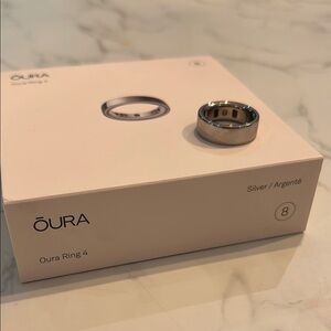 Oura Silver Ring - Size 8